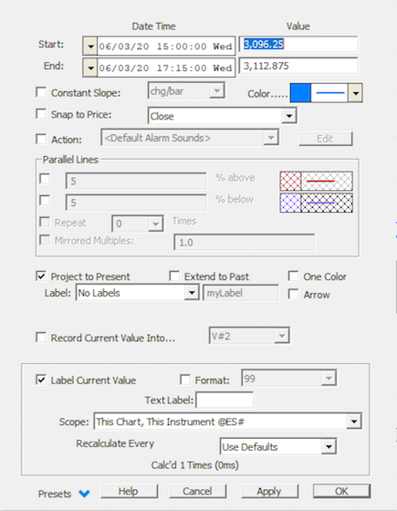 trendlinePrefs